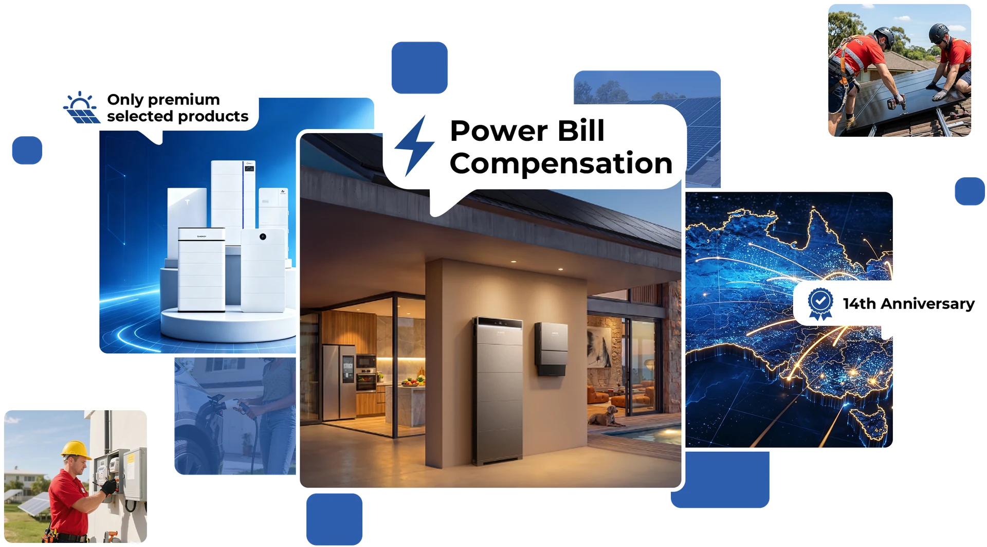 Premium products, power bill compensation and 14th anniversary